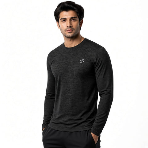 Men's Lightweight Full-Sleeve Active T-Shirt – Gym, Sports & Running Wear