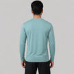Men's ZAKWEAR full sleeves active tee in black, showcasing a comfortable fit and athletic design for active wear.
