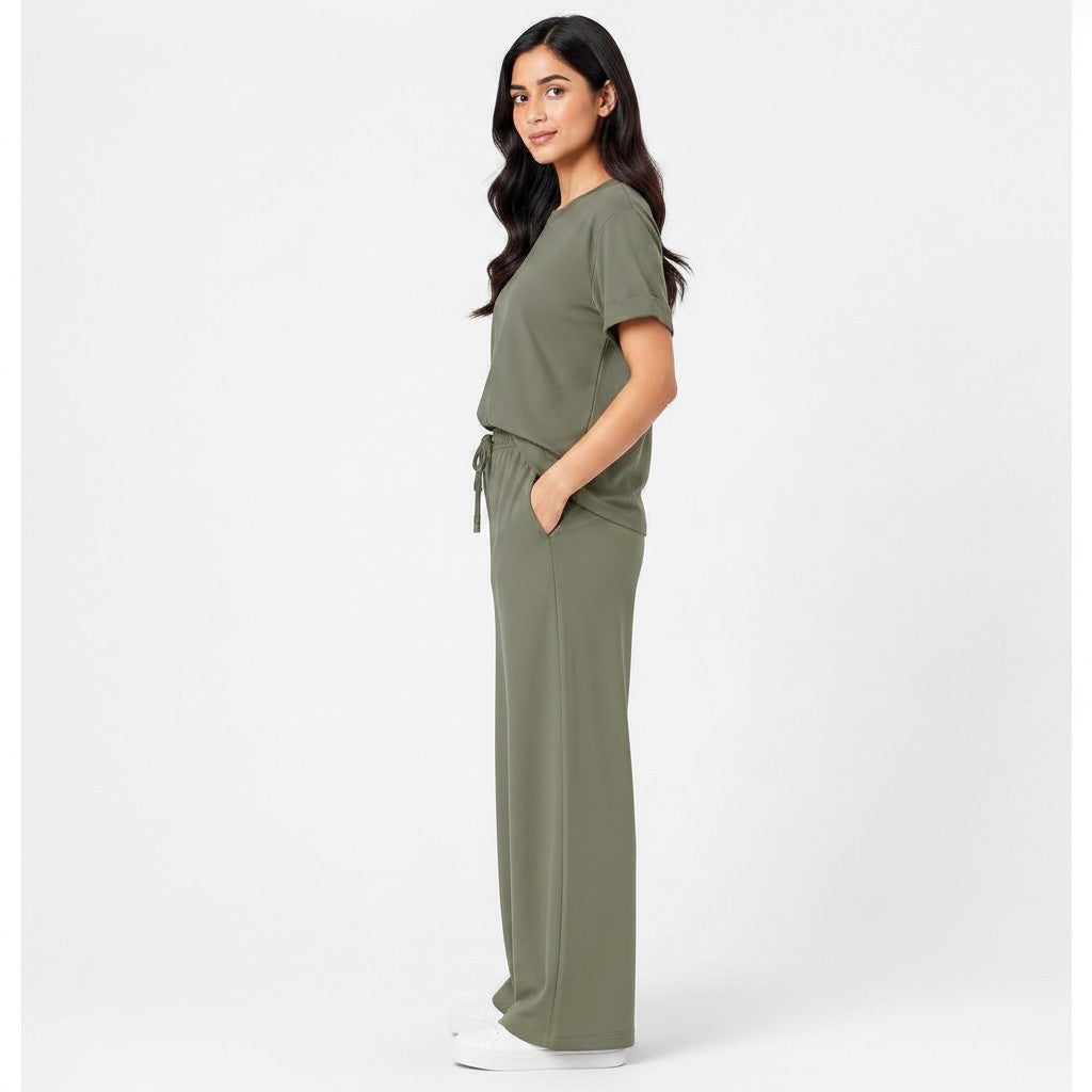 WOMEN'S LOOSE FIT 2 PCS TRACKSUIT