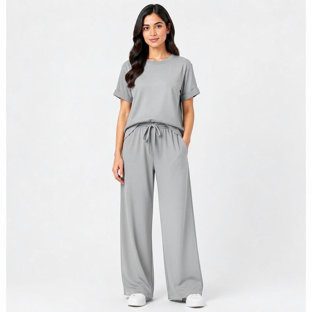 WOMEN'S LOOSE FIT 2 PCS TRACKSUIT