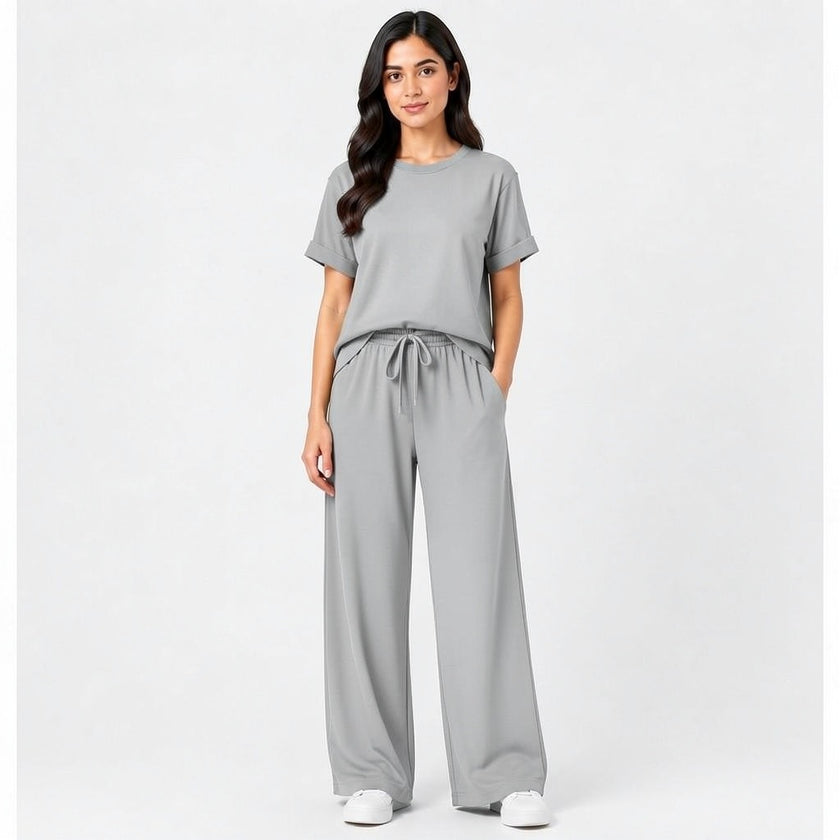 WOMEN'S LOOSE FIT 2 PCS TRACKSUIT