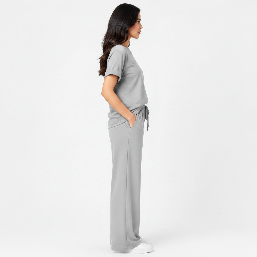 WOMEN'S LOOSE FIT 2 PCS TRACKSUIT