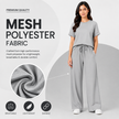 WOMEN'S LOOSE FIT 2 PCS TRACKSUIT