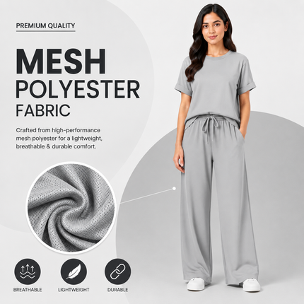 WOMEN'S LOOSE FIT 2 PCS TRACKSUIT