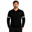 Men's classic full sleeves polo shirt by ZAKWEAR, shown in a neutral color with a collar and button placket.