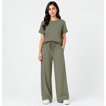 WOMEN'S LOOSE FIT 2 PCS TRACKSUIT