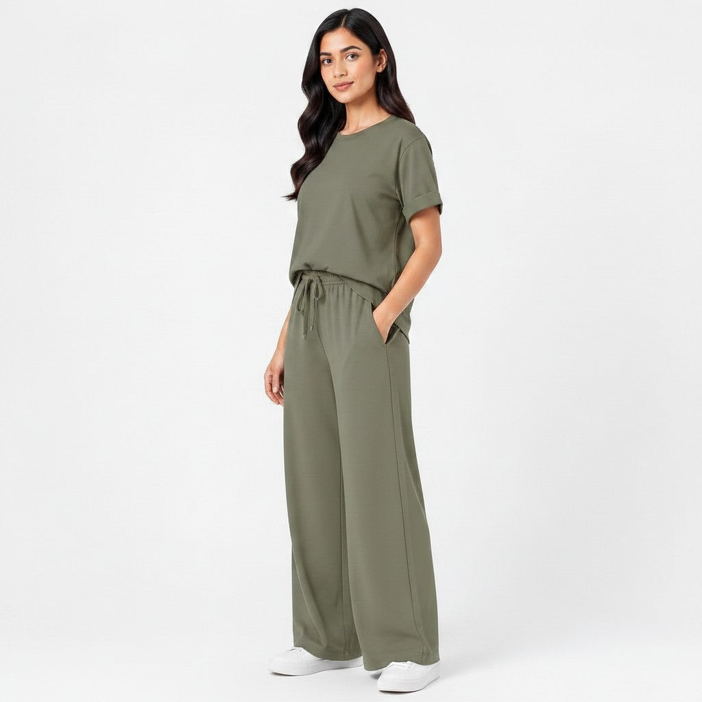WOMEN'S LOOSE FIT 2 PCS TRACKSUIT