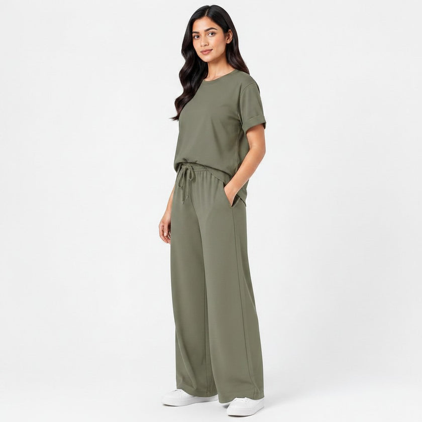 WOMEN'S LOOSE FIT 2 PCS TRACKSUIT