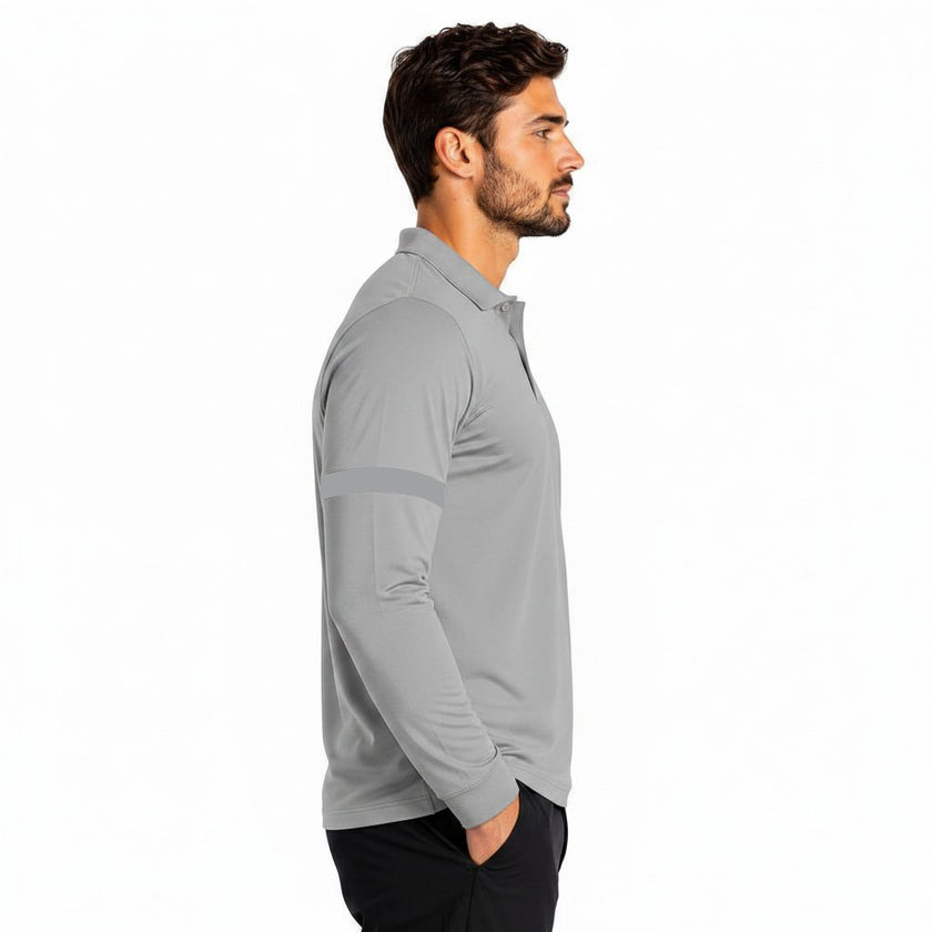 Men's classic full-sleeve polo shirt by ZAKWEAR, featuring a collared design and button placket in a versatile color.