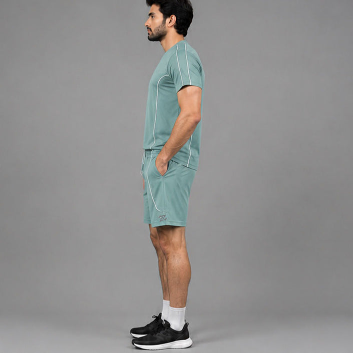 Men's Activewear T-Shirt & Shorts Set