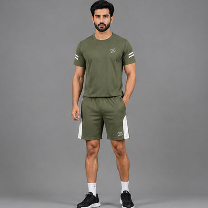 Men's Activewear T-Shirt & Shorts Set