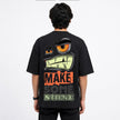 Men's loose fit baggy drop shoulder shirt by ZAKWEAR, shown in a relaxed fit with dropped shoulders and casual style.