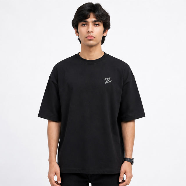 Men's loose fit baggy drop shoulder shirt by ZAKWEAR, shown in a relaxed fit with dropped shoulders and casual style.