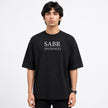 Men's loose fit baggy drop shoulder shirt by ZAKWEAR, shown in a casual, relaxed style with long sleeves and a comfortable fit.