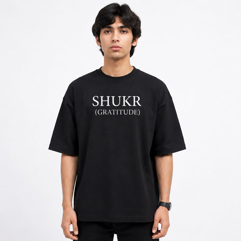 Men's loose fit baggy drop shoulder shirt by ZAKWEAR, shown in a relaxed fit with drop shoulder design and casual style.