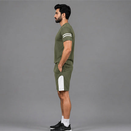 Men's Activewear T-Shirt & Shorts Set