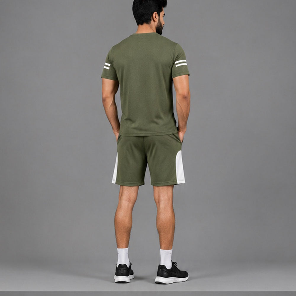 Men's Activewear T-Shirt & Shorts Set