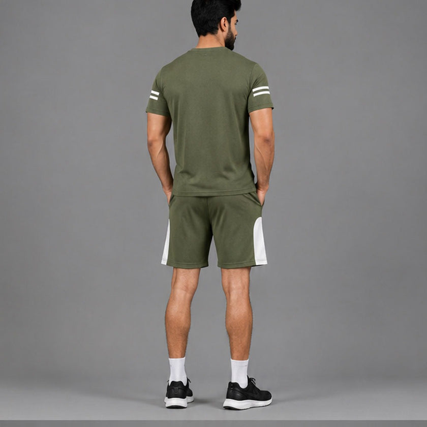 Men's Activewear T-Shirt & Shorts Set