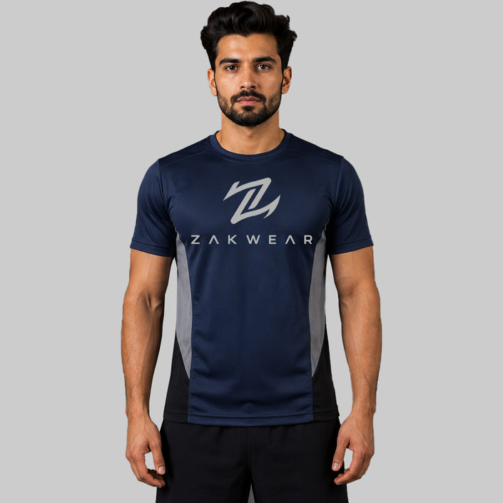 MENS ACTIVE WEAR PANALED TEE