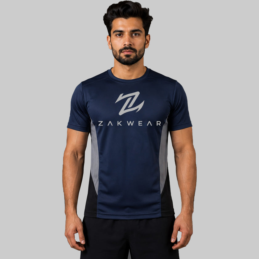 MENS ACTIVE WEAR PANALED TEE