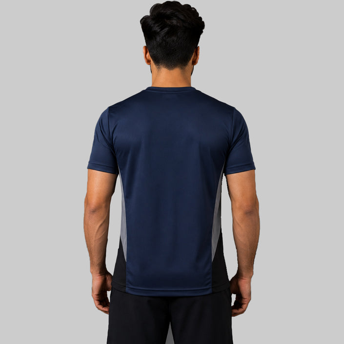 MENS ACTIVE WEAR PANALED TEE