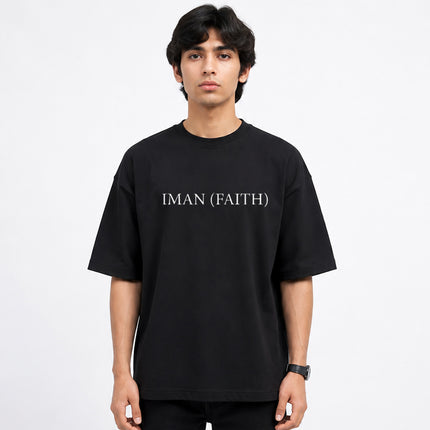 Men's loose fit baggy drop shoulder shirt by ZAKWEAR, shown in a relaxed style with casual fit and drop shoulder design.