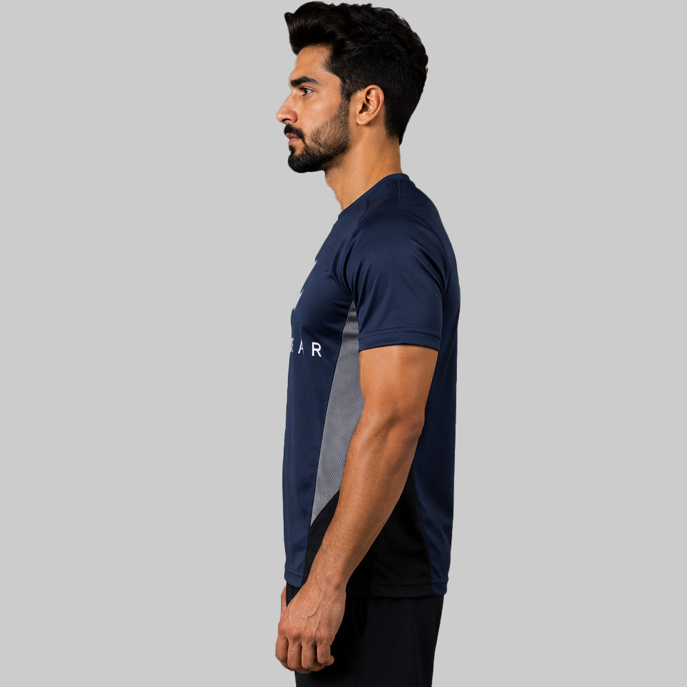 MENS ACTIVE WEAR PANALED TEE