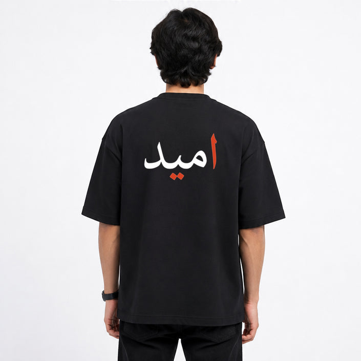 Men's loose fit baggy drop shoulder shirt by ZAKWEAR, shown in a relaxed style with a casual fit and dropped shoulder design.