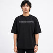 Men's loose fit baggy drop shoulder shirt by ZAKWEAR, shown in a relaxed fit with drop shoulder design on a plain background.