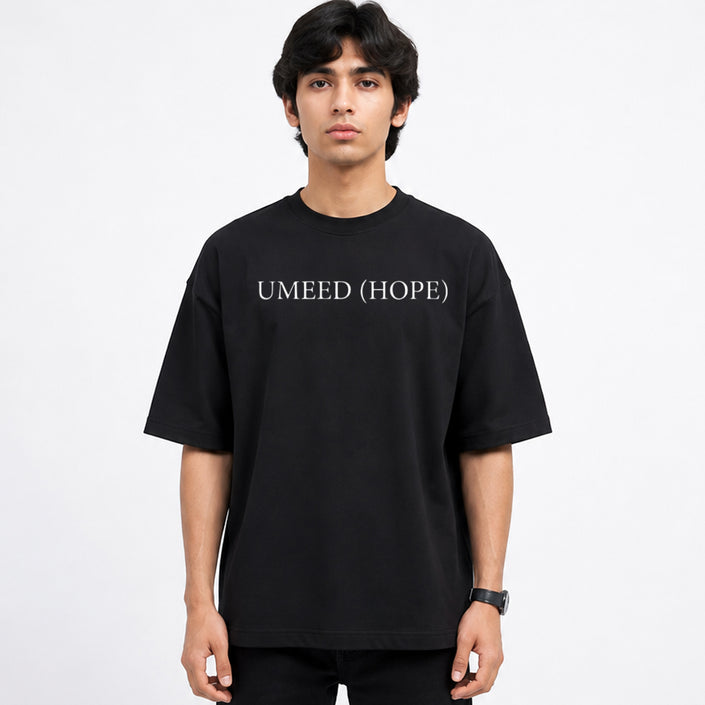 Men's loose fit baggy drop shoulder shirt by ZAKWEAR, shown in a relaxed fit with drop shoulder design on a plain background.