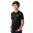 Kids quick-dry T-shirt by ZAKWEAR, featuring comfortable, lightweight fabric ideal for outdoor activities, shown on fashion models.