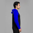 Men's full sleeves panelled hooded active tee