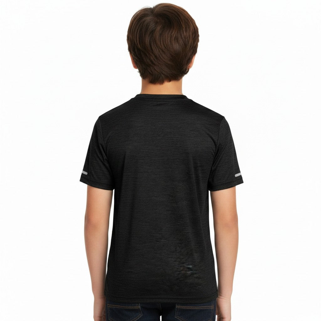 Kids pack of 2 ZAKWEAR quick-dry T-shirts, comfortable and suitable for outdoor activities, shown on fashion models.