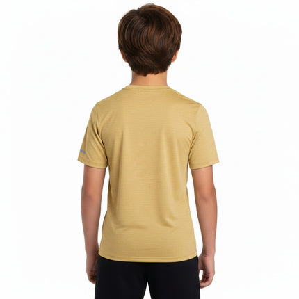 Kids quick-dry T-shirts by ZAKWEAR, pack of 2, featuring comfortable, lightweight fabric ideal for outdoor activities.