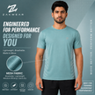 Men's active wear printed T-shirt by ZAKWEAR, featuring a colorful modern print and comfortable fit for workout or casual wear.