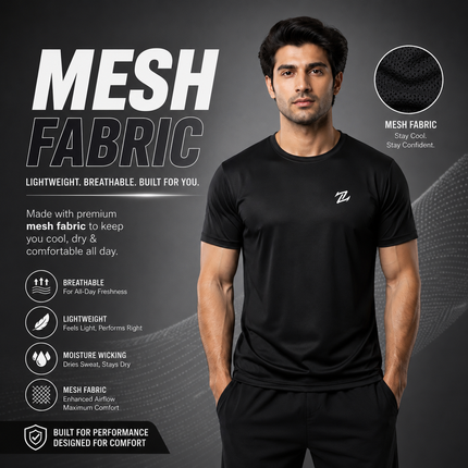 MENS ACTIVE WEAR BASIC TEE