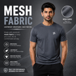 Men's basic active wear tee by Zakweard, shown in a comfortable fit with short sleeves and a crew neckline.
