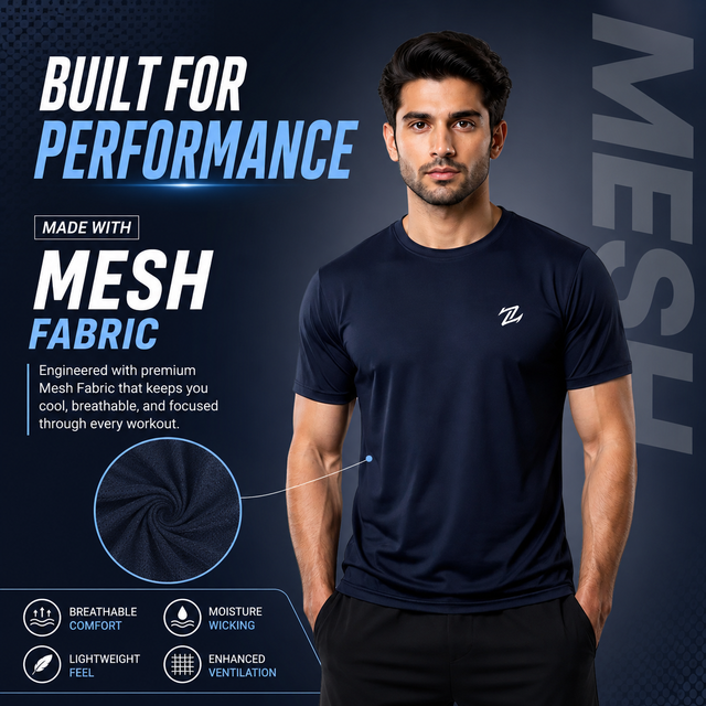 MENS ACTIVE WEAR BASIC TEE