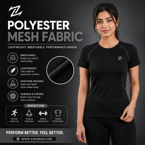 Women's activewear basic tee