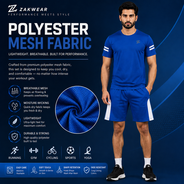 Men's Activewear T-Shirt & Shorts Set