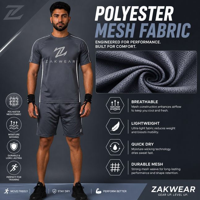 Men's Activewear T-Shirt & Shorts Set