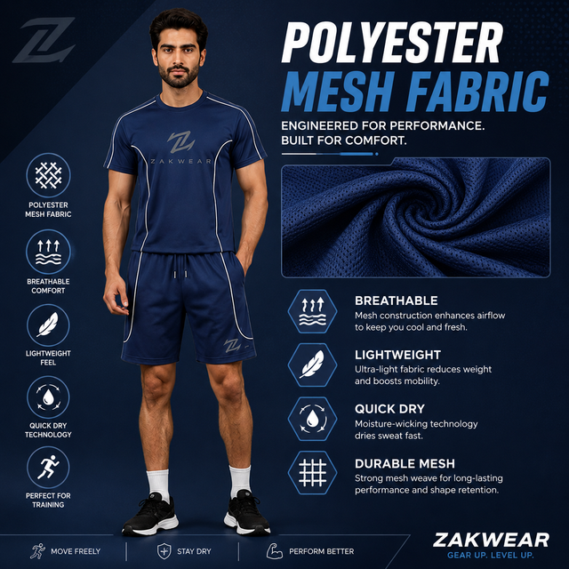 Men's Activewear T-Shirt & Shorts Set