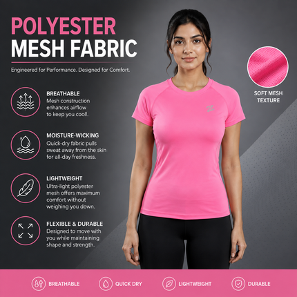 Women's activewear basic tee