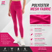 ZAKWEAR women's leggings featuring a comfortable fit, black fabric with subtle branding, ideal for casual or athletic wear.