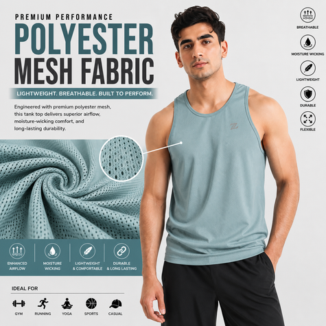 MEN'S BASIC VEST TANKTOP