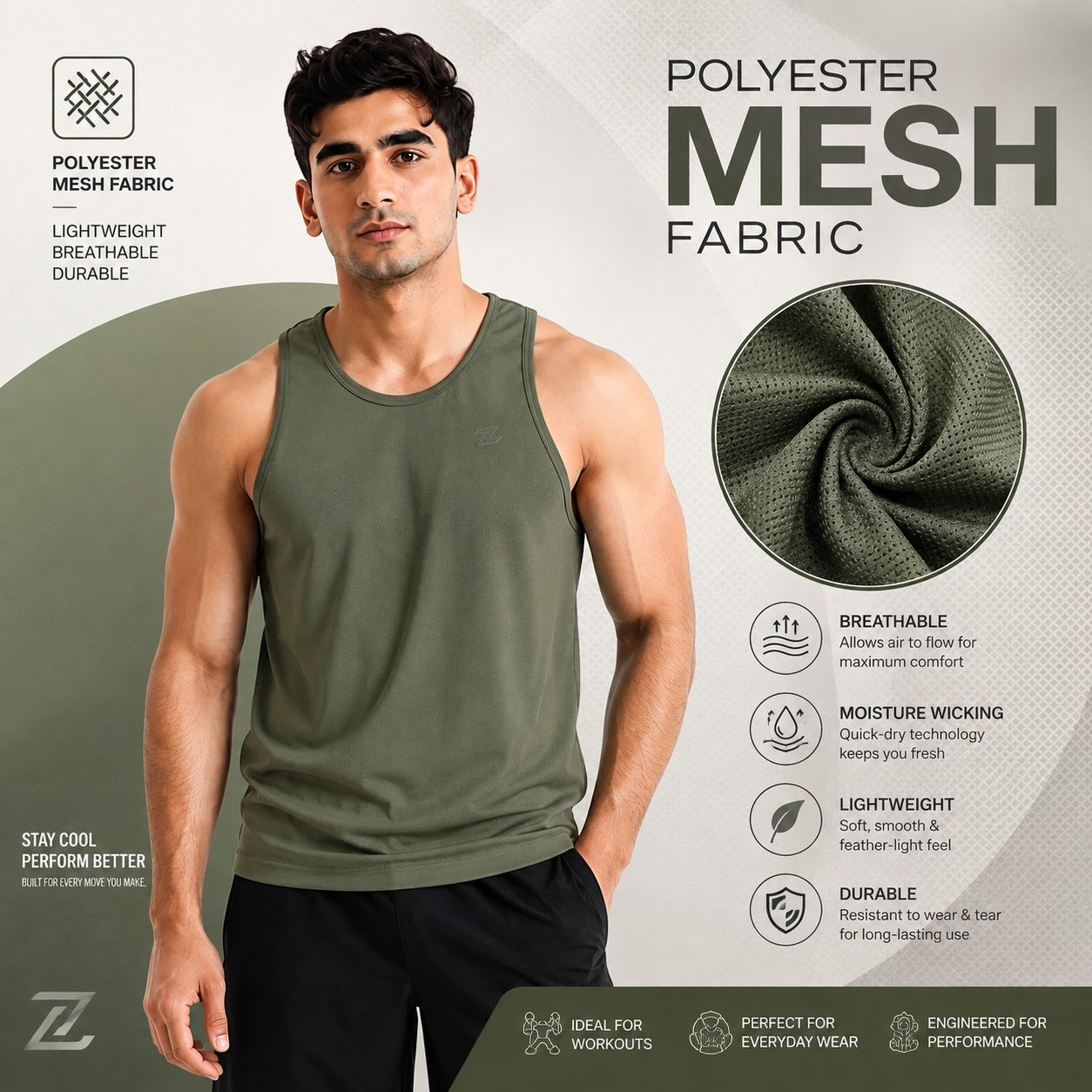 MEN'S BASIC VEST TANKTOP