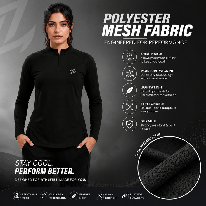 Women's full sleeves shirt by ZAKWEAR, featuring a casual fit with button-down front and long sleeve design.