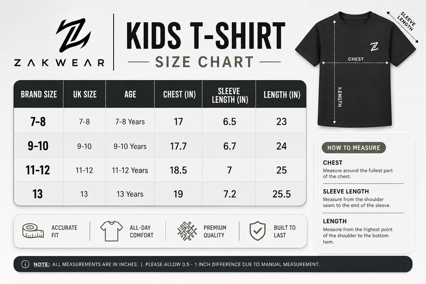 Kids quick-dry T-shirt by ZAKWEAR featuring breathable fabric, short sleeves, and a colorful outdoor-themed print.