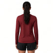Women's Lightweight Melange Crewneck Activewear Shirt – Full Sleeve Performance Workout Top