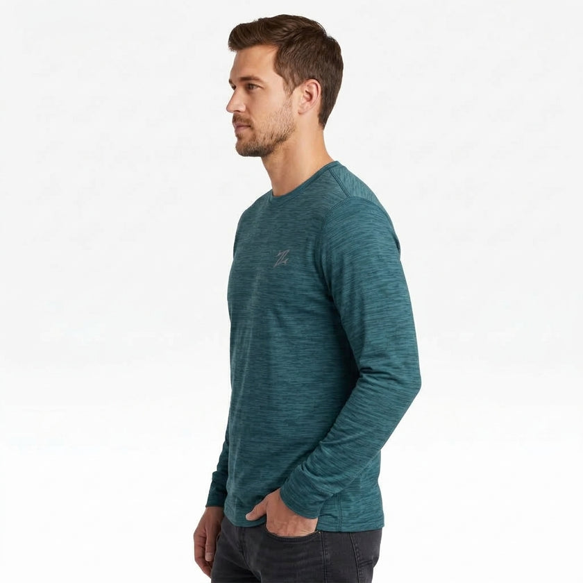 Men's Lightweight Full-Sleeve Active T-Shirt – Gym, Sports & Running Wear